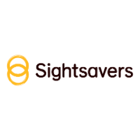 SightSavers logo white background