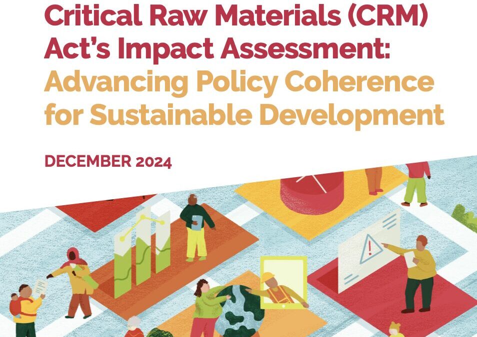 CONCORD analysis of the Critical Raw Materials (CRM) Act’s Impact Assessment: Advancing Policy Coherence for Sustainable Development