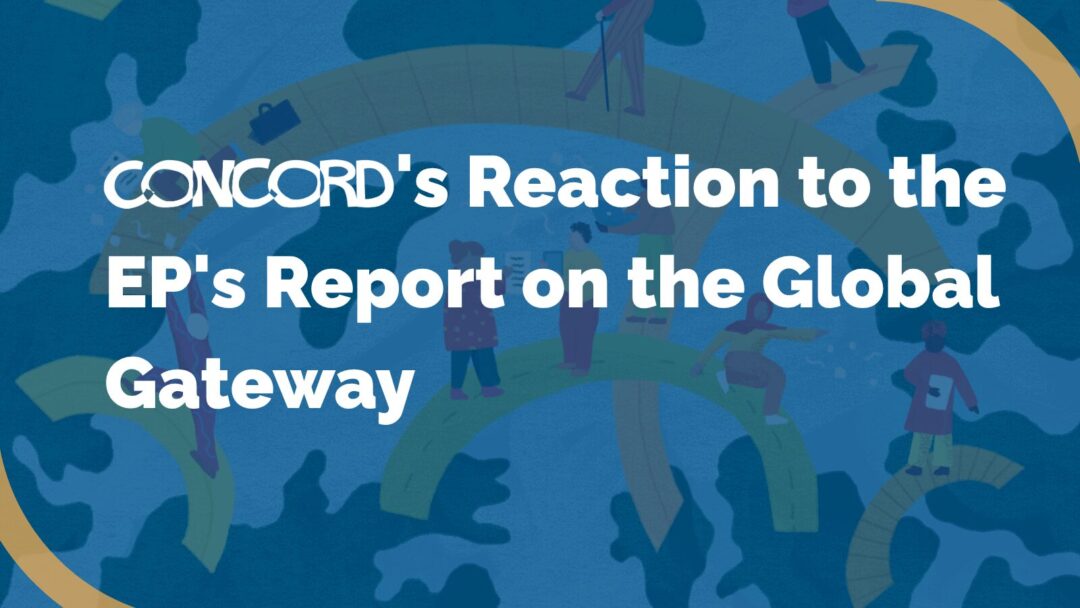 CONCORD’s Reaction to the European Parliament’s Report on the Global Gateway