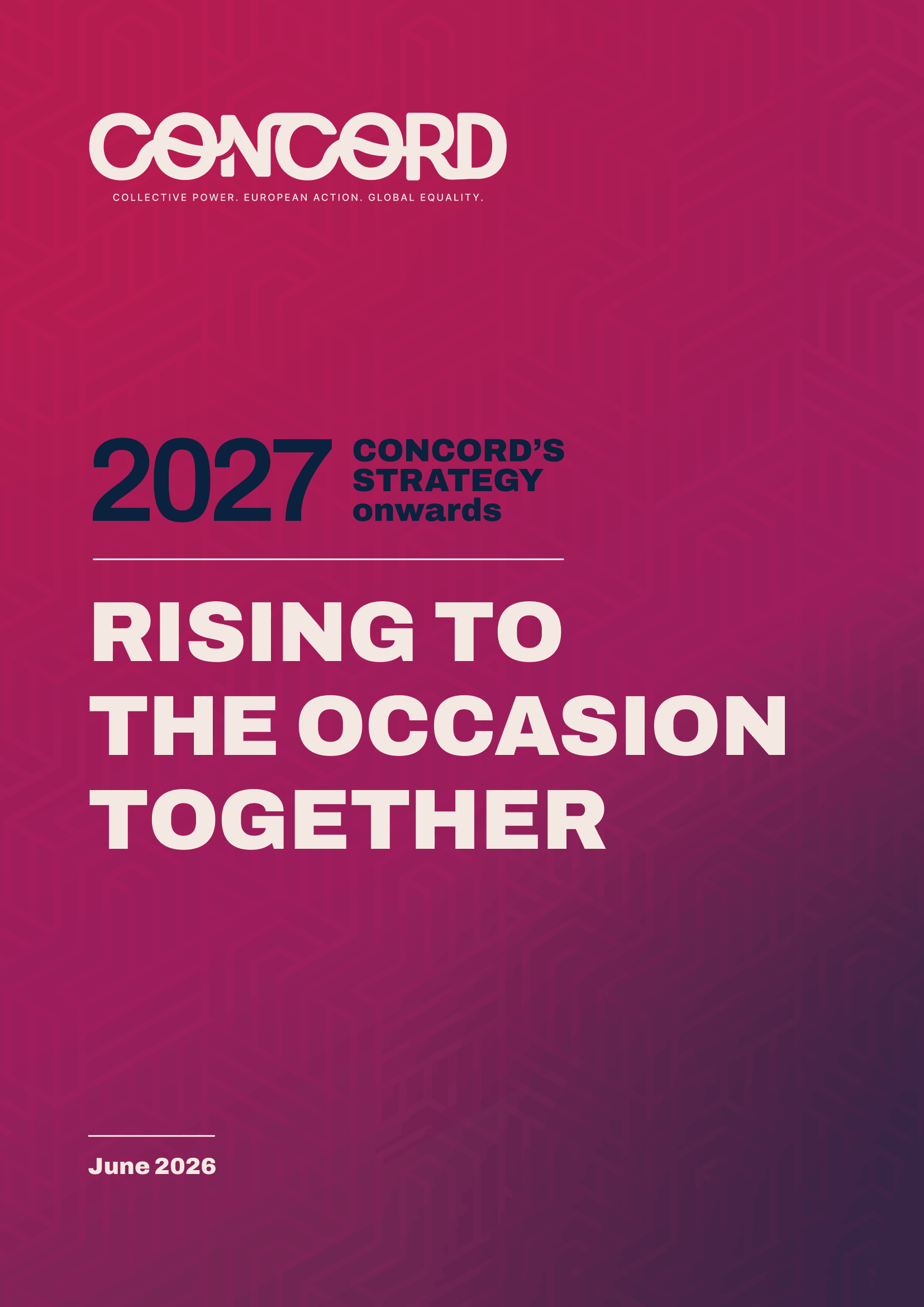 CONCORD’s Strategy 2027-onwards: Rising to the Occasion Together